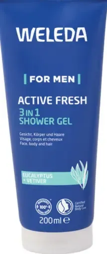 Weleda Active Fresh pánsky sprchovací gél 3 v 1