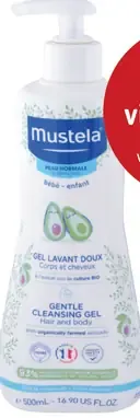 Mustela detský čistiaci gél na vlasy a telo