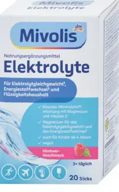Mivolis Elektrolyte vo vrecúškach výživový doplnok