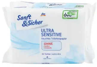 Sanft&Sicher vlhčený toaletný papier