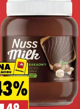 Nuss Milk nátierka lieskovooriešková kakaová