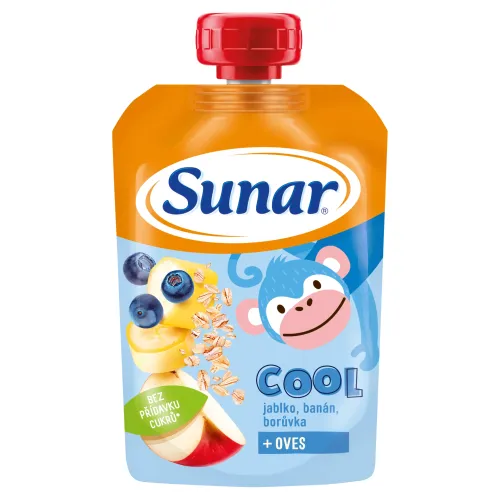 Sunar Cool kapsička jablko, banán, čučoriedka a ovos