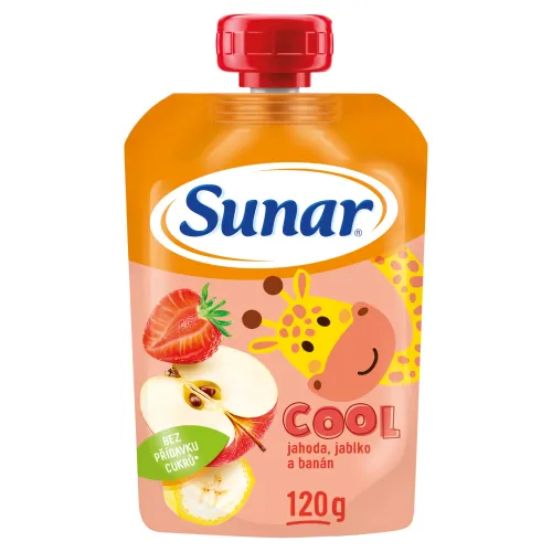 Sunar Kapsička Cool ovocie jahoda, banán, jablko
