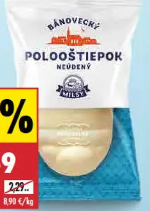 Milsy Pološtiepok údený / neúdený