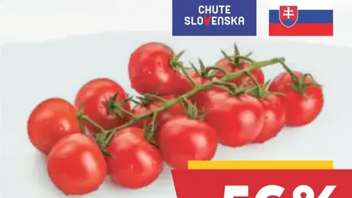 Chute Slovenska rajčiaky strapcové voľné