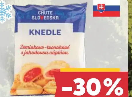 Chute Slovenska jahodové knedlíky