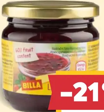 BILLA brusnicová nátierka