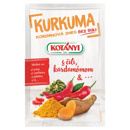 Kotányi Kurkuma s čili a kardamómom