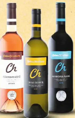 Chardonnay víno Slovenské