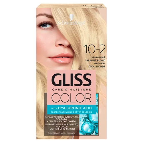 Gliss Color farba na vlasy prirodzene chladný blond 10-2