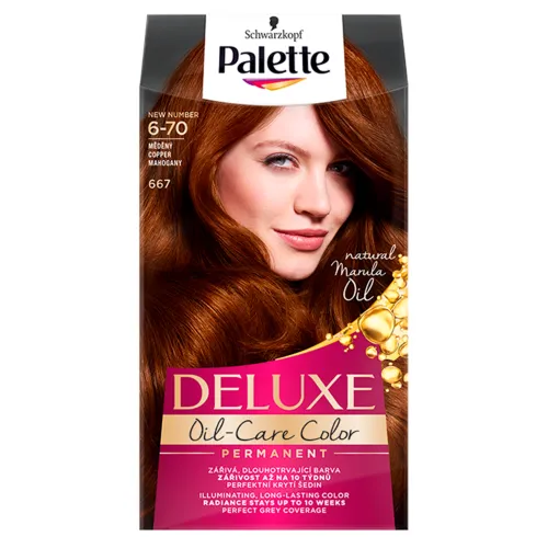 Schwarzkopf Palette Deluxe farba na vlasy Medený 6-70 (667)