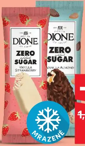 Dione mrazený krém bez pridaného cukru
