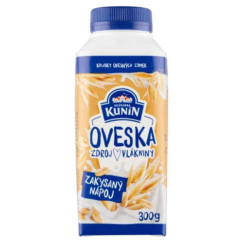 Mlékárna Kunín Oveska kyslomliečny nápoj s ovsom