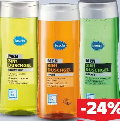 Bevola Men 3in1 sprchovací gél rôzne druhy