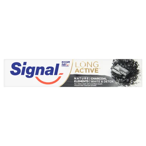 Signal Long Active Nature Elements Charcoal zubná pasta