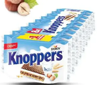 K-Classic Knoppers plnené oblátky