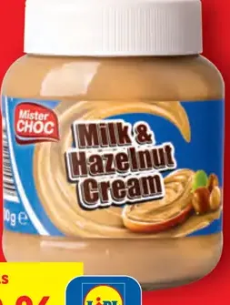 Mister Choc Bueno mliečny krém Milk & Hazelnut Cream
