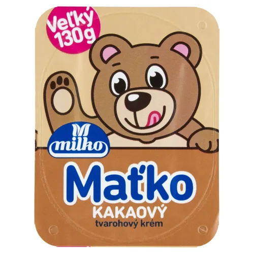 Milko Maťko kakaový tvarohový krém