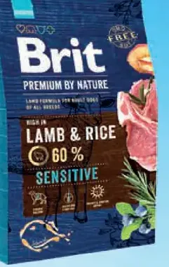 Brit Premium granuly pre psy Lamb & Rice Sensitive