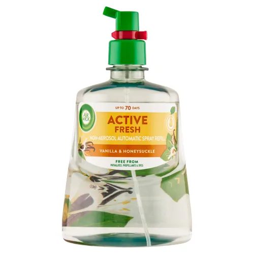 Air Wick Active Fresh Náplň na vodnej báze do automatického difuzéra vanilka & zimolez