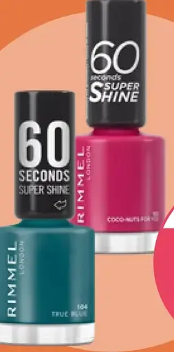 Rimmel London 60 Seconds Super Shine lak na nechty