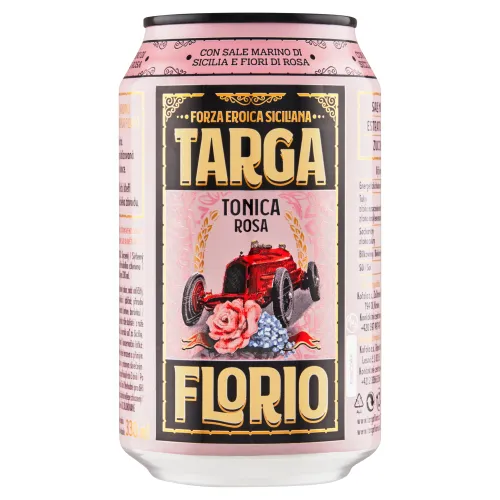 Targa Florio Tonica Rosa sýtený nealkoholický nápoj