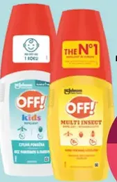 OFF! Multi Insect repelent / OFF! Kids repelent pre deti od 1 roka rozprašovač