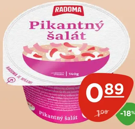 Radoma Pikantný šalát