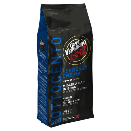 Caffè Vergnano 1882 Zmes pražených zrnkových káv Arabika a Robusta