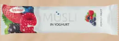 Tekmar müsli tyčinka rôzne druhy