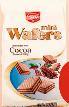 Leona oblátky mini Wafers with Cocoa cream