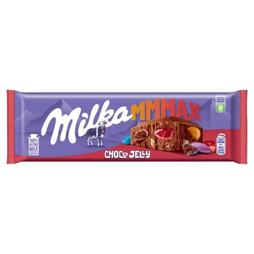 Milka Mmmax Choco Jelly mliečna čokoláda s želé