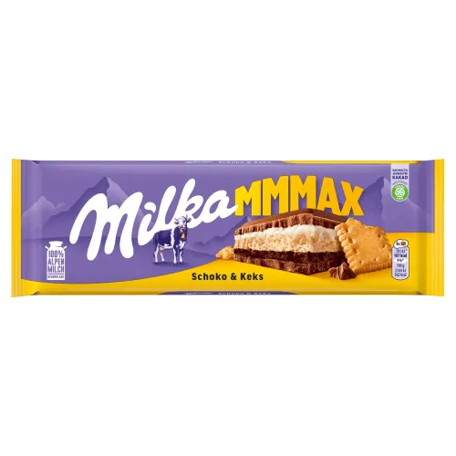 Milka Mmmax Schoko & Keks sušienka v mliečnej čokoláde