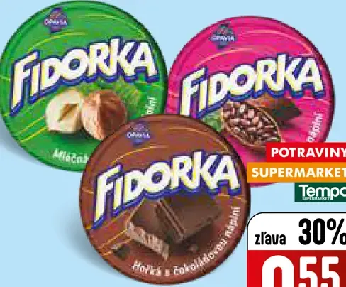 Fidorka 3 druhy