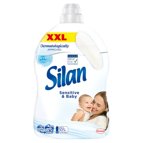 Silan Sensitive & Baby koncentrovaný avivážny prostriedok na textílie 130 praní