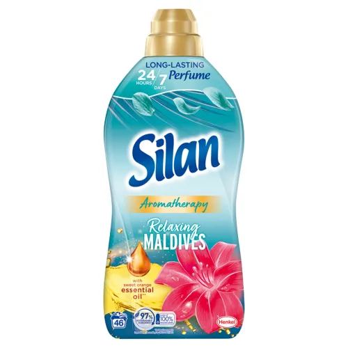 Silan Aromatherapy Relaxing Maldives koncentrovaný avivážny prostriedok na textílie 46 praní