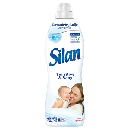 Silan Sensitive & Baby koncentrovaný avivážny prostriedok na textílie 40 praní
