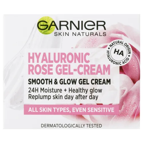 Garnier Skin Naturals Hyaluronic Rose rozjasňujúci gel krém