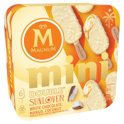 Magnum Mini Double Sunlover 6 x(330 ml)