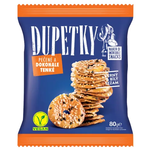 Dupetky Praclíky s čiernym a bielym sezamom