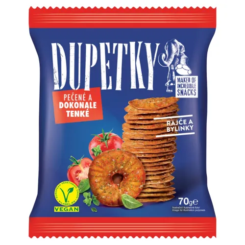 Dupetky Praclíky s príchuťou paradajka a bylinky