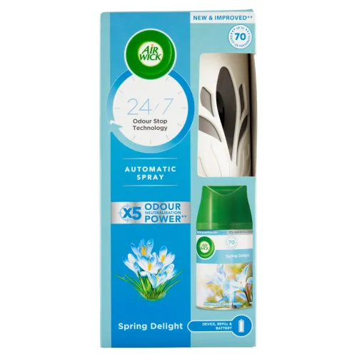 Air Wick Freshmatic Difuzér a náplň do osviežovača vzduchu jarný vánok