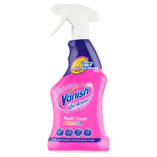 Vanish Oxi Action Colour sprej odstraňovač škvŕn