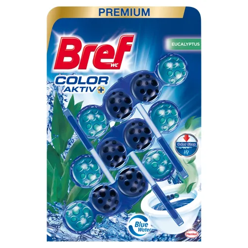 Bref Color Aktiv Eucalyptus tuhý WC blok 3 x