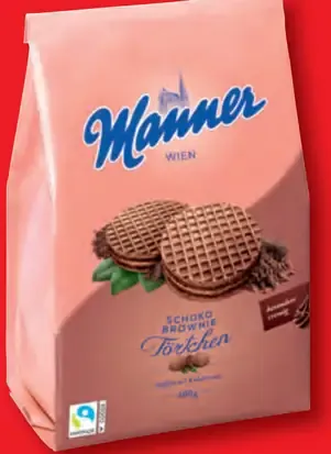Manner tortičky čokoládové brownie