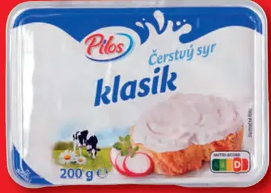 Pilos čerstvý syr klasik krémová smotanová nátierka