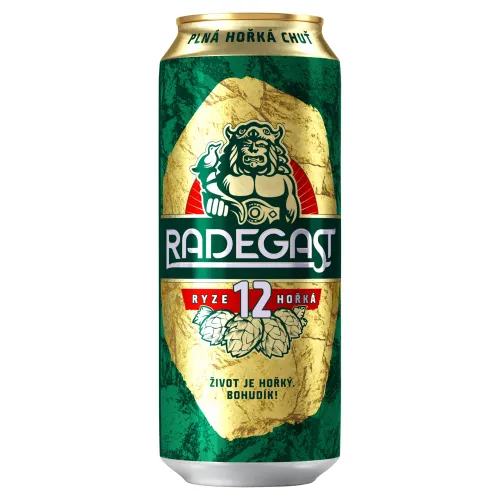 Radegast Ryze hořká 12 pivo plechovka