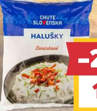 Chute Slovenska zemiakové halušky