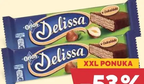 Orion Delissa celočokoládne oblátky rôzne druhy