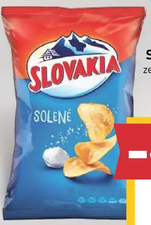 Slovakia Chips zemiakové lupienky solené
